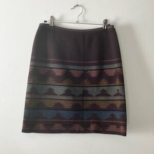 Peruvian Connection Southwestern Sweater Skirt Small Boho Southwestern Artisan